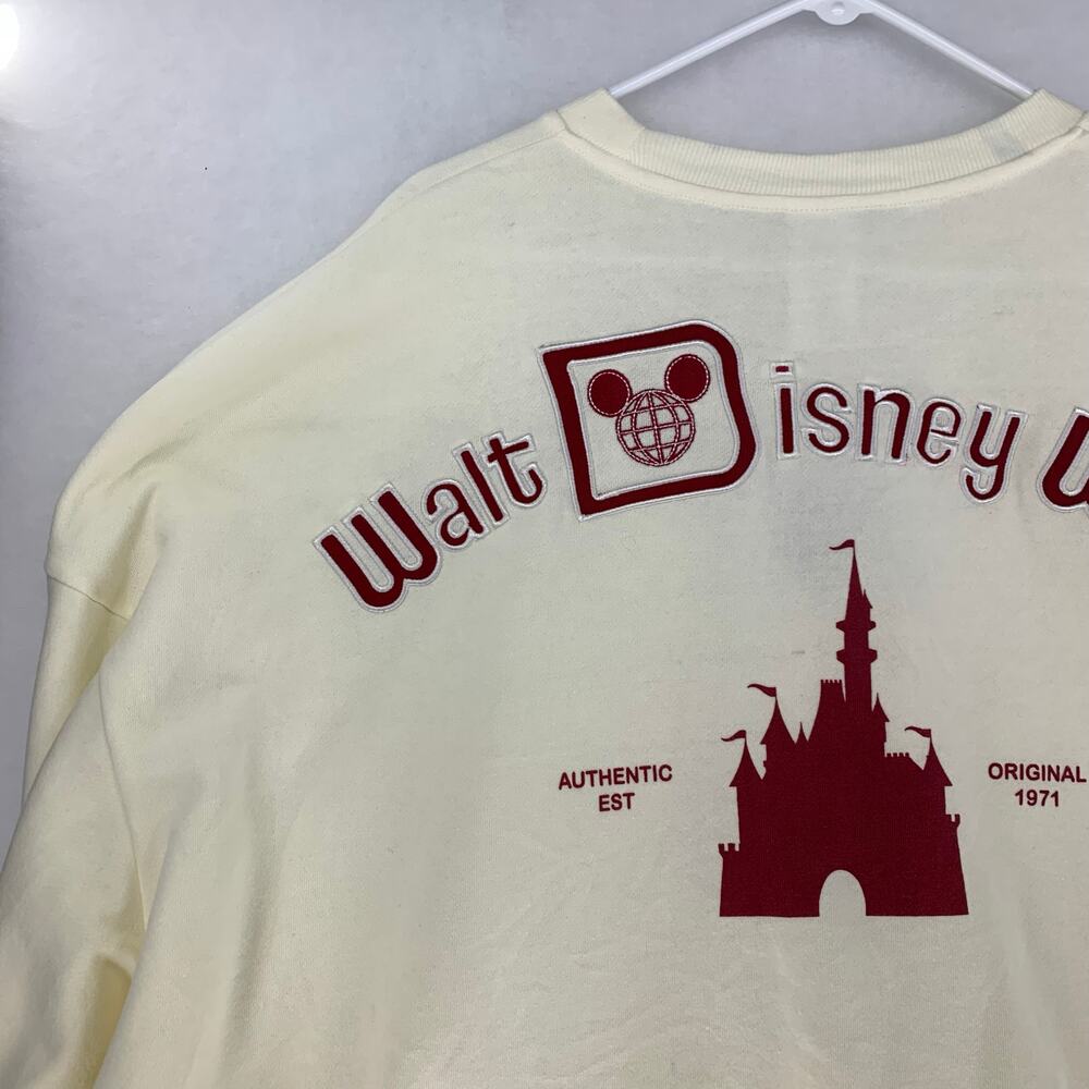 Walt Disney World Cinderella Castle Women's Cream Pullover Size 2XL - Picture 7 of 15
